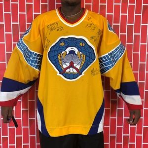 Rare CCM Columbus Cotton Mouths Hockey Jersey